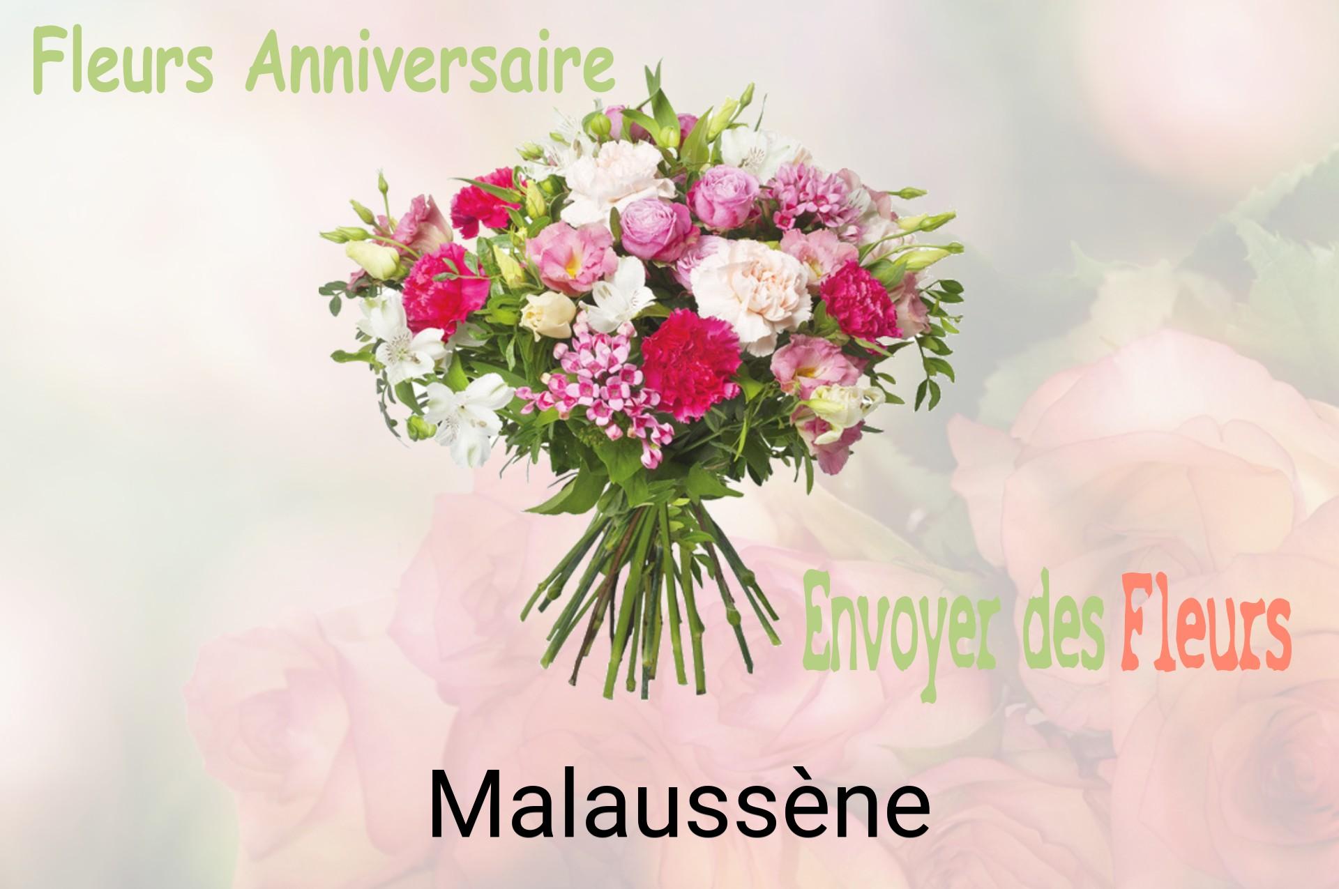 Bouquet de fleurs d’anniversaire livré à Malaussène